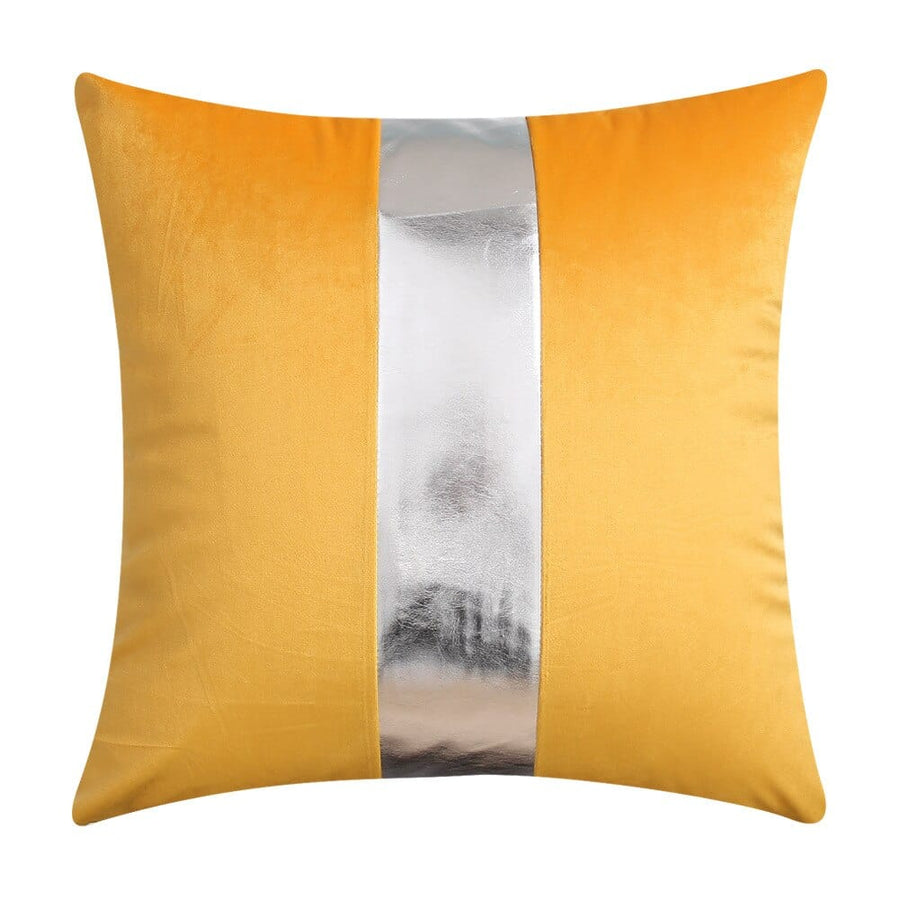 Cousin | Housse de Coussin Velour Jaune Argenté / 30x50cm