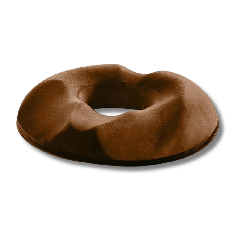 Coussin | Coussin Bouée Coccyx Homme- Chocolat