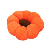 Coussin | Coussin Chat Forme Fleur Orange / S | 40cm