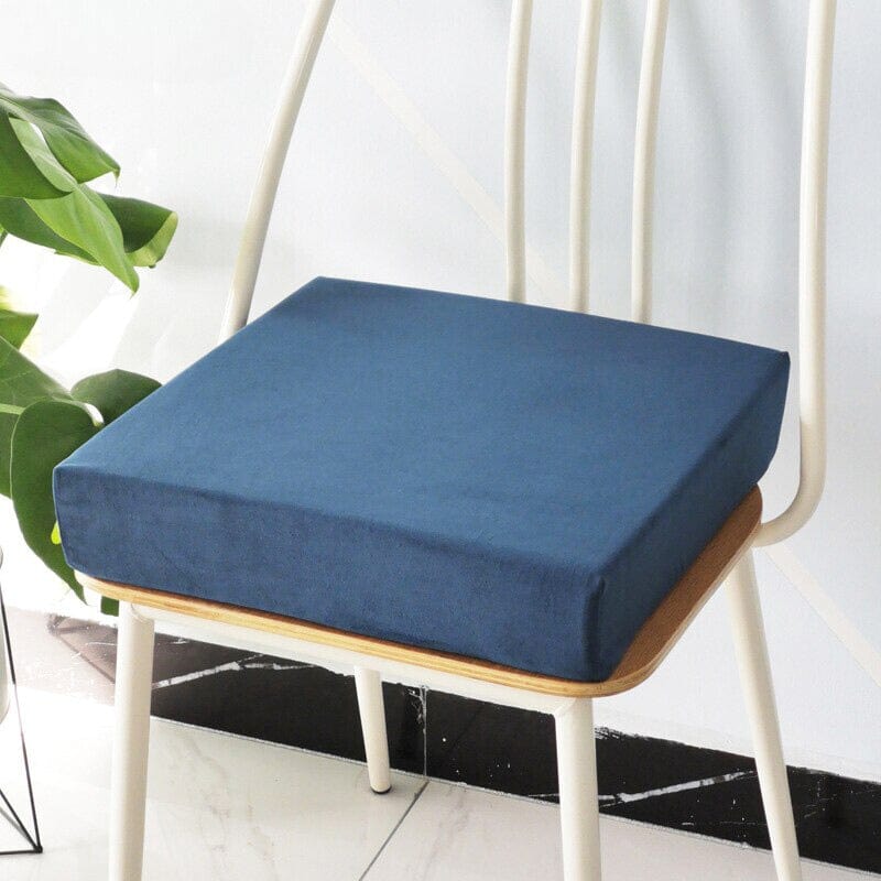 Coussin | Coussin de Chaise Epais Bleu / 40x40x3cm