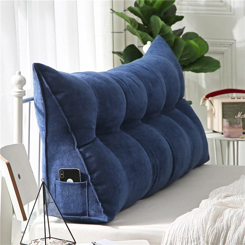 Coussin | Coussin de Lecture au Lit  Navy / 60x50x20cm