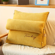 Coussin | Coussin de Lecture pour Canapé Jaune / 45x45x20cm