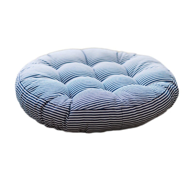 Coussin | Coussin de Sol Rond Bleu / 42cm