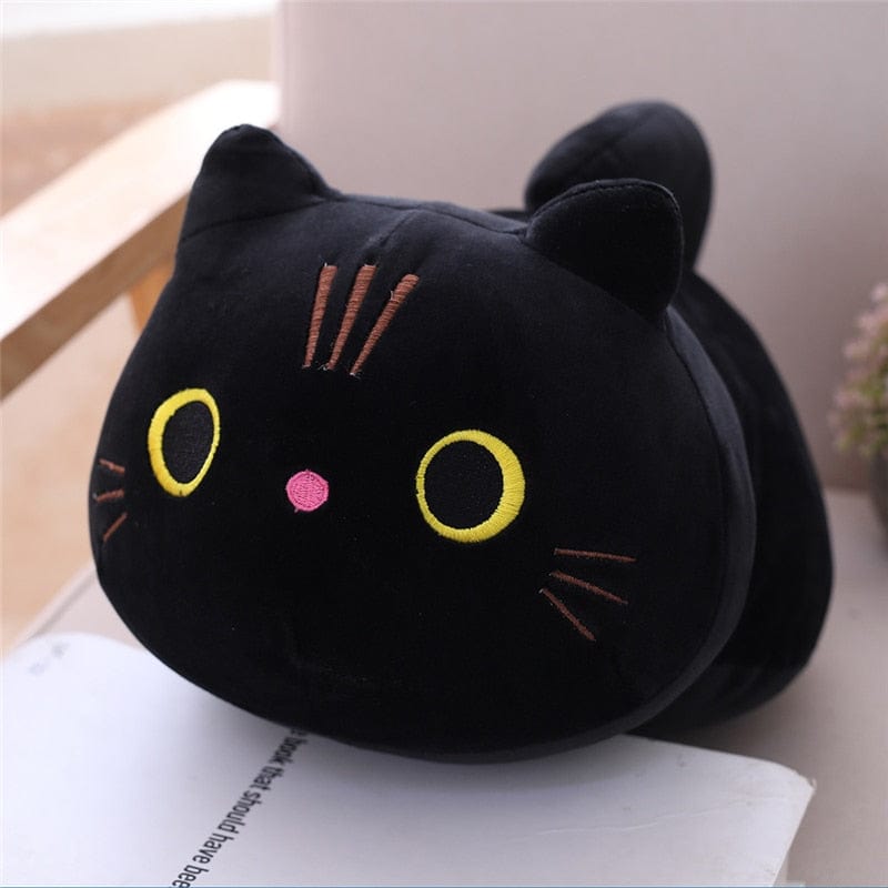 Coussin | Coussin en Forme de Chat Noir