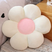 Coussin | Coussin en Forme de Fleur Blanc / 30cm