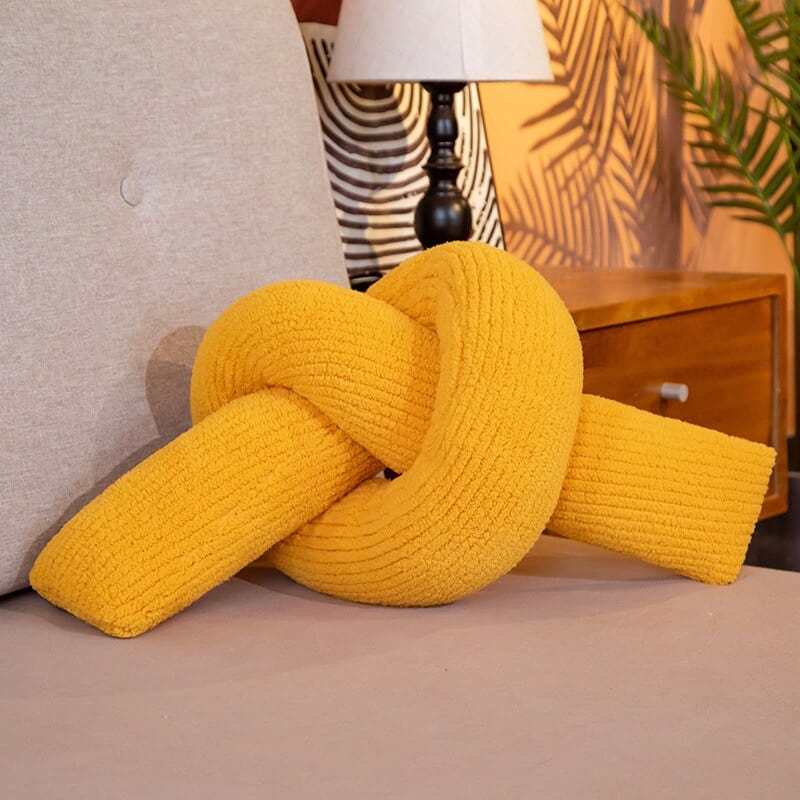 Coussin | Coussin en Noeud Jaune