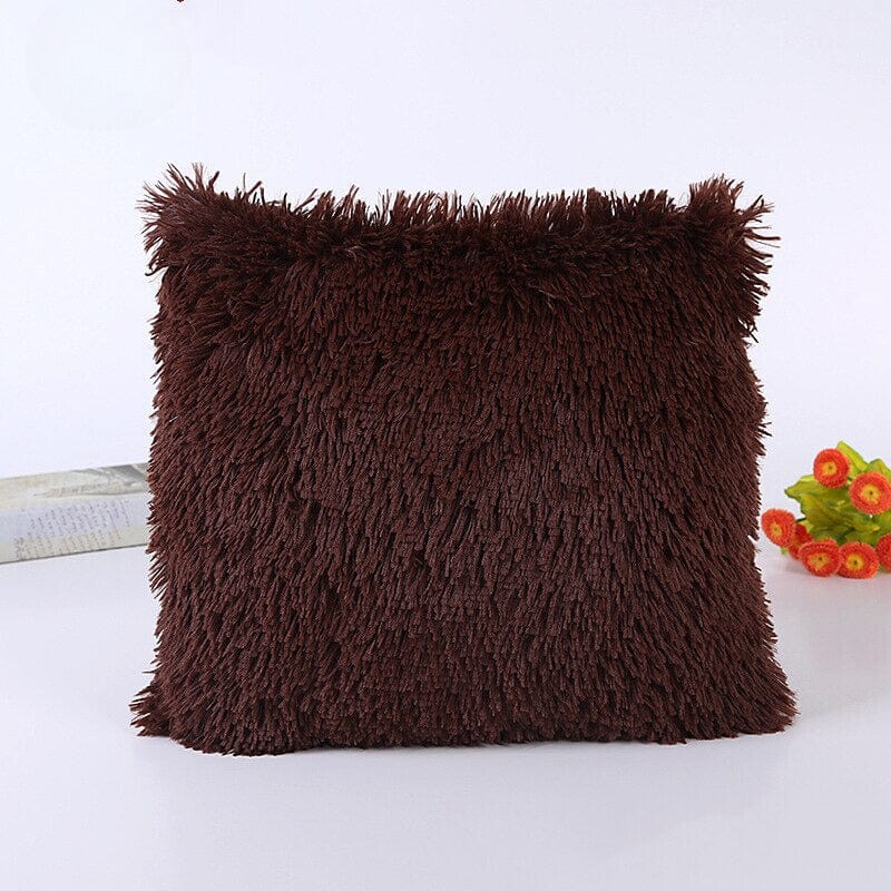 Coussin | Coussin Fluffy 45x45cm / Café