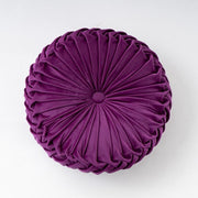 Coussin | Coussin Galette Rond Pourpre / 35cm