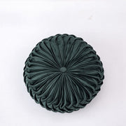 Coussin | Coussin Galette Rond Vert Sapin / 35cm