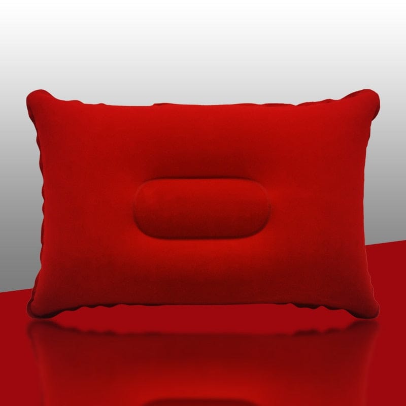 Coussin | Coussin Gonflable Plage Rouge / 34x22cm