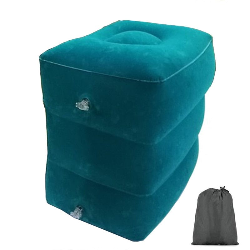 Coussin | Coussin Incliné Repose Pied Ergonomique Gonflable Grande Hauteur Bleu