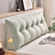 Coussin | coussin lecture pour lit Vert Grisé / 60x50x20cm