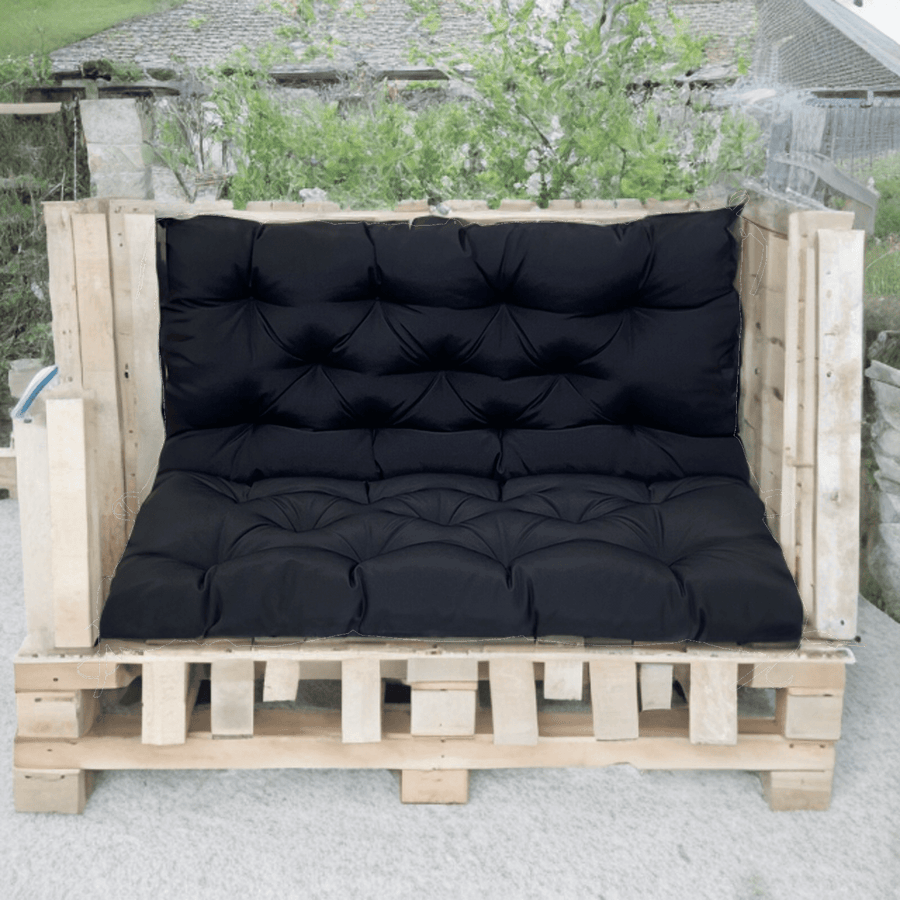 Coussin | Coussin Palette Impermeable  Noir / 150x100x10cm