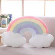 Coussin | Coussin Peluche Arc-En-Ciel  1