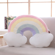 Coussin | Coussin Peluche Arc-En-Ciel  2