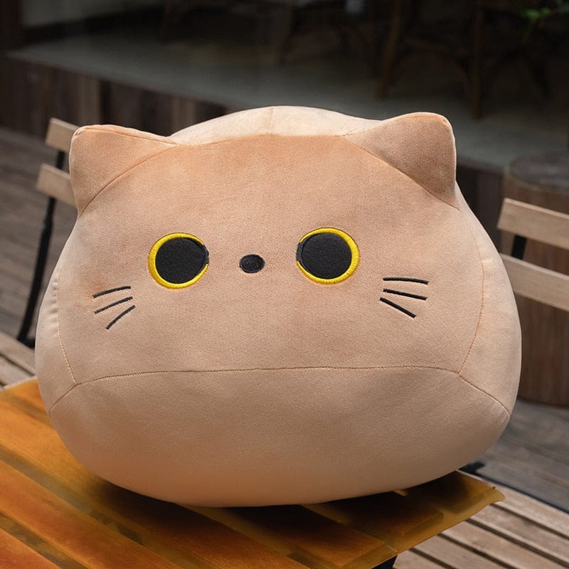 Coussin | Coussin Peluche Chat Chocolat