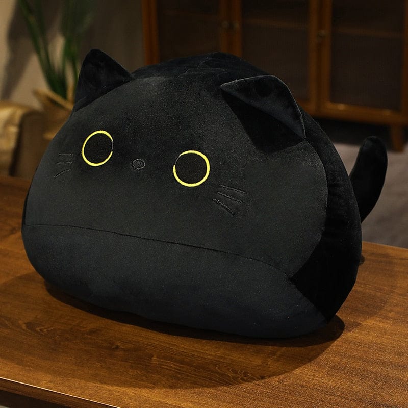 Coussin | Coussin Peluche Chat Noir