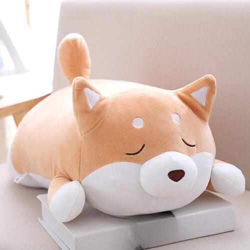 Coussin | Coussin Shiba Inu 36cm Chocolat