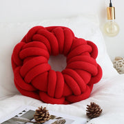 Coussin | Coussins Tressés Rouge / 40x40cm