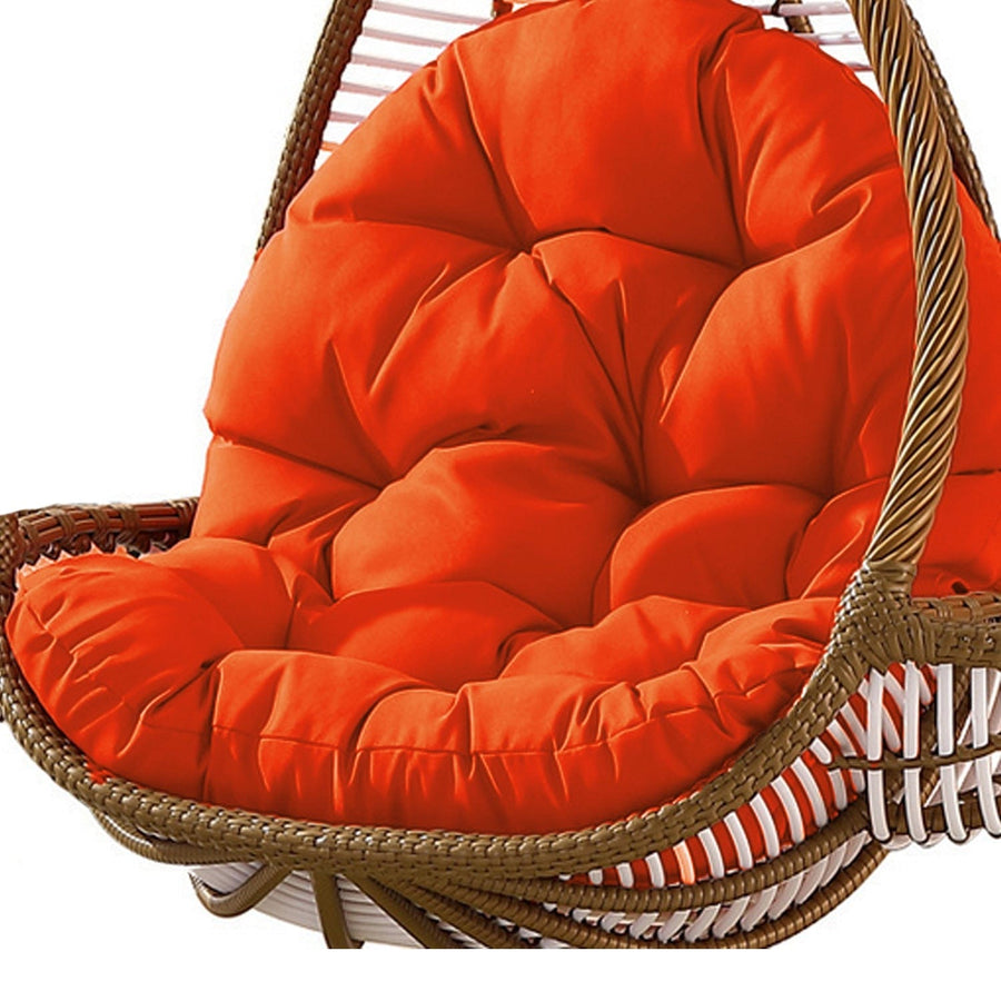 Coussin | Epais Coussin Bain de Soleil Orange