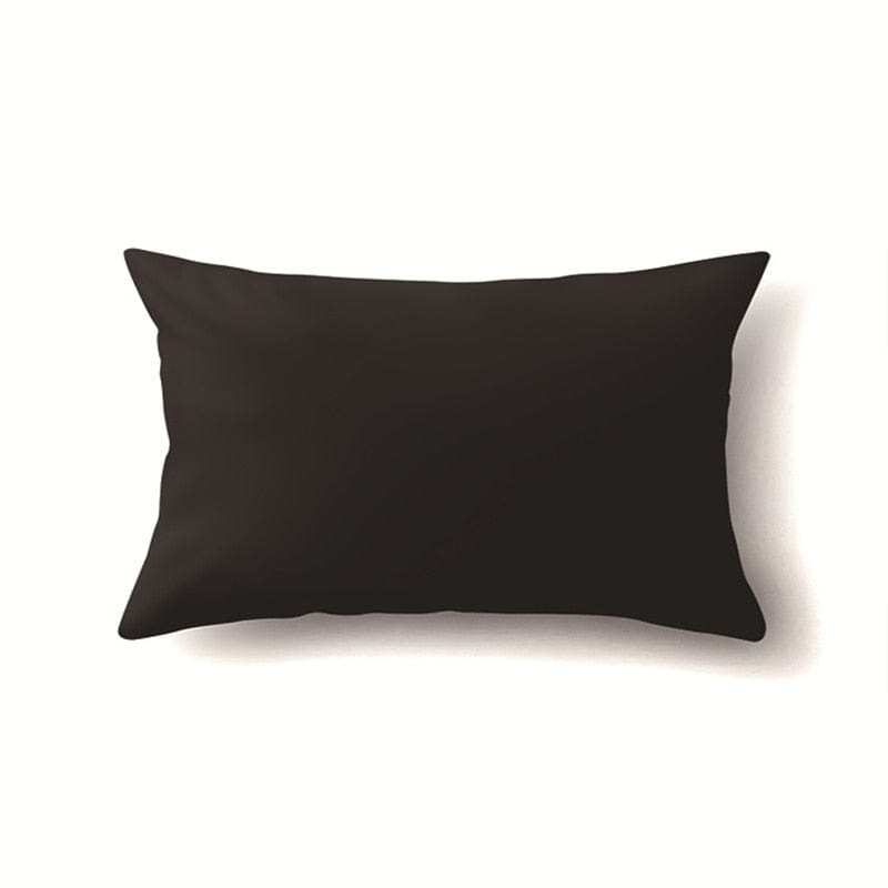 Coussin | Housse Coussin Canapé Noir / 30x50cm