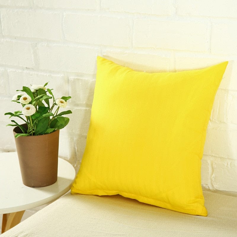 Coussin | Housse de Coussin 40x40 Jaune / 40x40cm