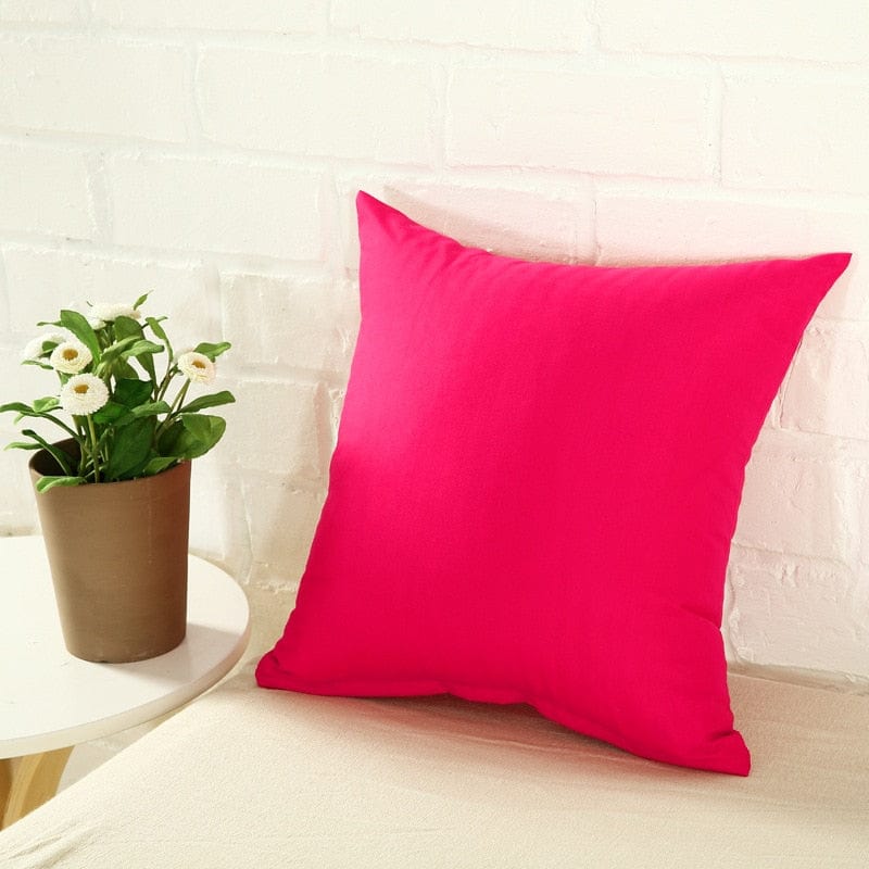 Coussin | Housse de Coussin 40x40 Rose Rouge / 40x40cm