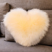 Coussin | Housse de Coussin Coeur Jaune