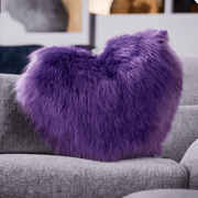 Coussin | Housse de Coussin Coeur Violet