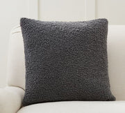 Coussin | Housse de Coussin Doux Gris Foncé / 30x50cm