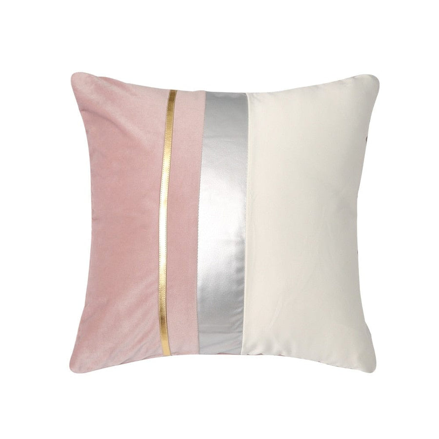 Coussin | Housse de Coussin en Velours Rose - 45x45cm