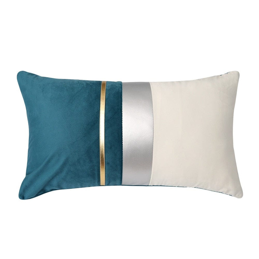 Coussin | Housse de Coussin en Velours Vert - 30x50cm