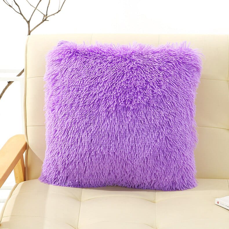 Coussin | Housse de Coussin Fluffy Violet / 43x43cm