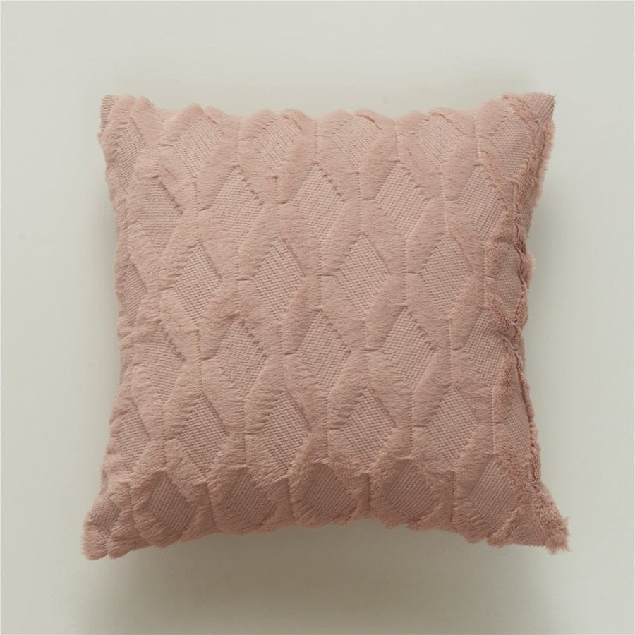 Coussin | Housse de Coussin Nordique Rose Poudré / 30x50cm