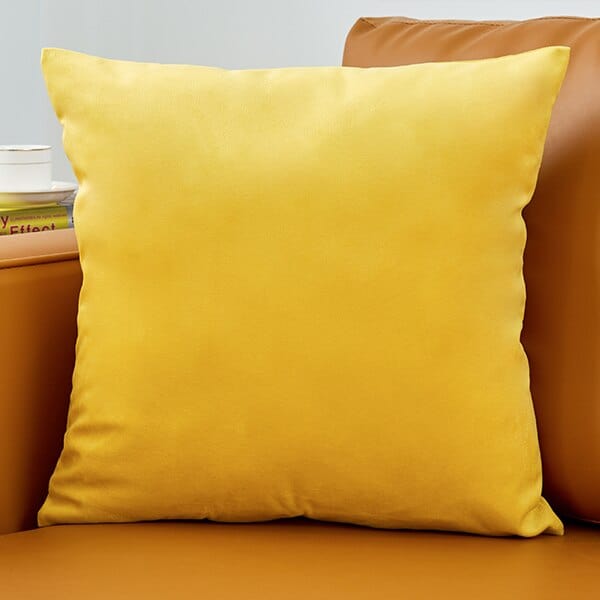 Coussin | Housse de Coussin Tout Doux Jaune / 40cmx40cm