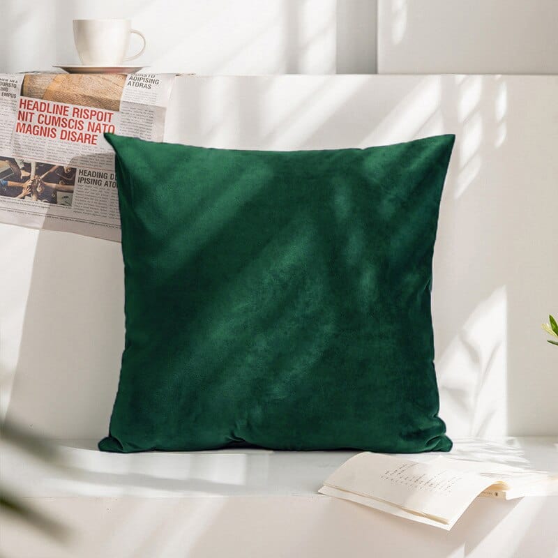 Coussin | Housse de Coussin Velours 30x50cm / Vert Émeraude