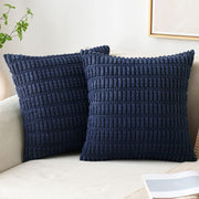 Coussin | Housse de Coussin Velours Cotelé Navy / 30x50cm