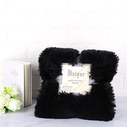 Coussin | Housses Coussin Fluffy Noir / 50x70cm