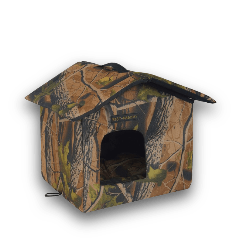 Coussin | Niche Extérieur pour Chat Arbre / 33CM x 33CM x 35CM