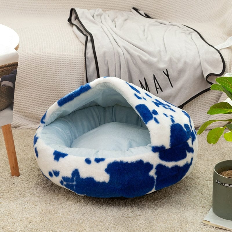 Coussin | Niche Pouf pour Chat  Bleu / 40x40cm