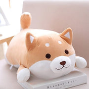 Coussin | Peluche Shiba Coussin 36cm Chocolat