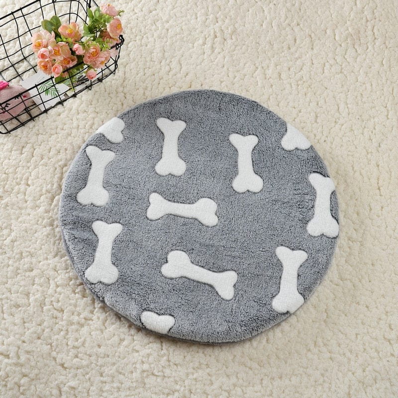 Coussin | Tapis Rond pour Chien Os / 40cm