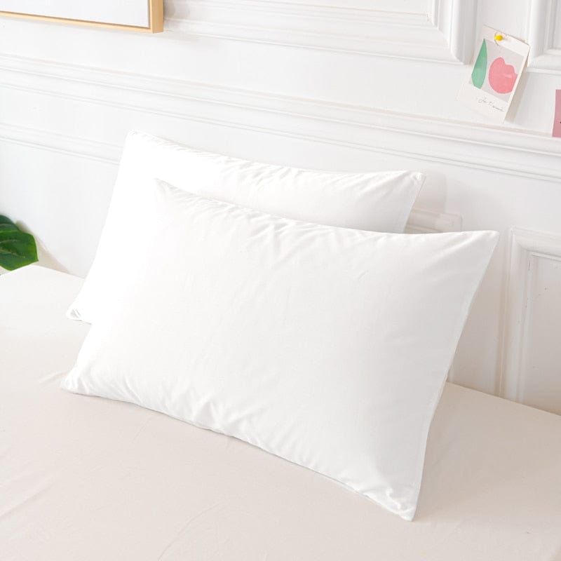 Oreiller | Taies d'Oreiller Blanc / 40x40cm 2pcs