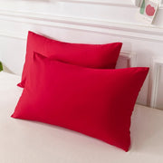 Oreiller | Taies d'Oreiller Rouge / 40x40cm 2pcs