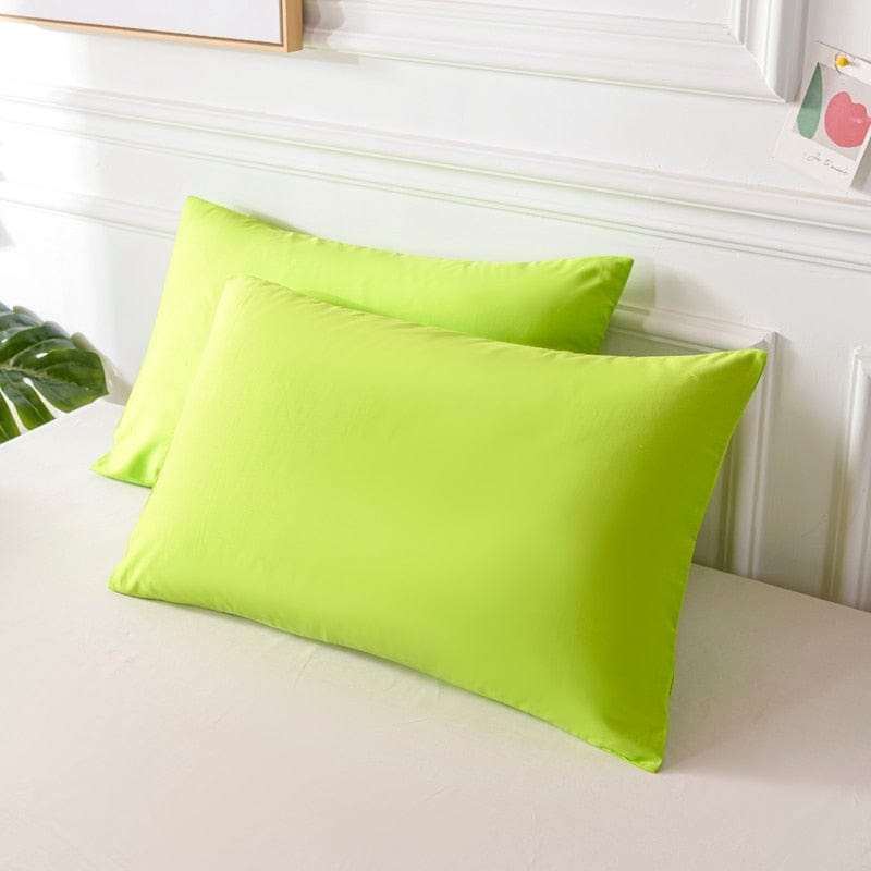 Oreiller | Taies d'Oreiller Vert / 40x40cm 2pcs