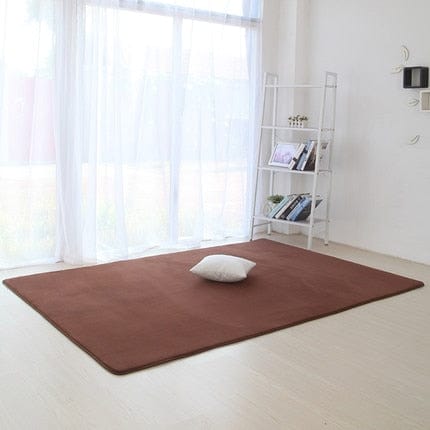 Tapis | Tapis Antidérapant Marron / 100cm x200cm