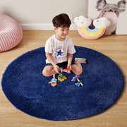 Tapis | Tapis rond 92cmx92cm / Bleu Marine