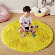 Tapis | Tapis rond 92cmx92cm / Jaune