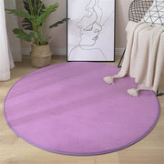 Tapis | Tapis Ronds  Violet / 60x60cm