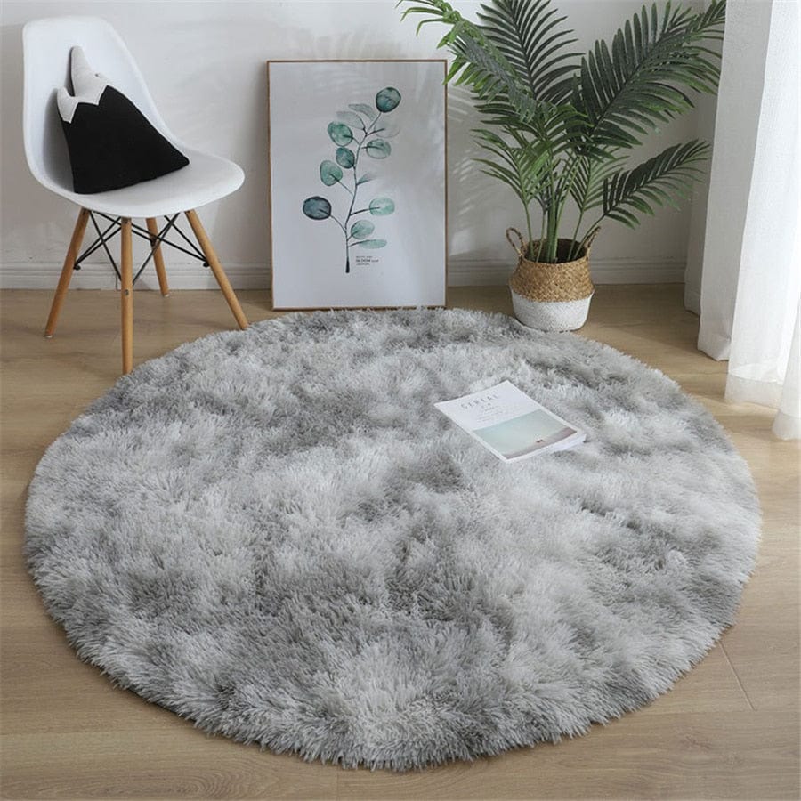 Tapis | Tapis Salon Gris Clair / 80 cm